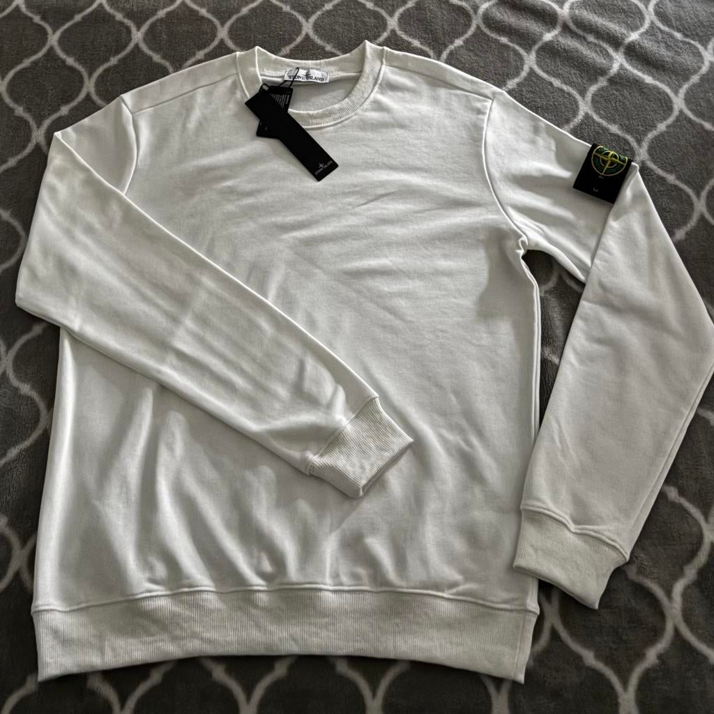 Stone Island Sweater, Kleding | Heren, Truien en Vesten, Ophalen of Verzenden, Nieuw, Maat 52/54 (L), Wit
