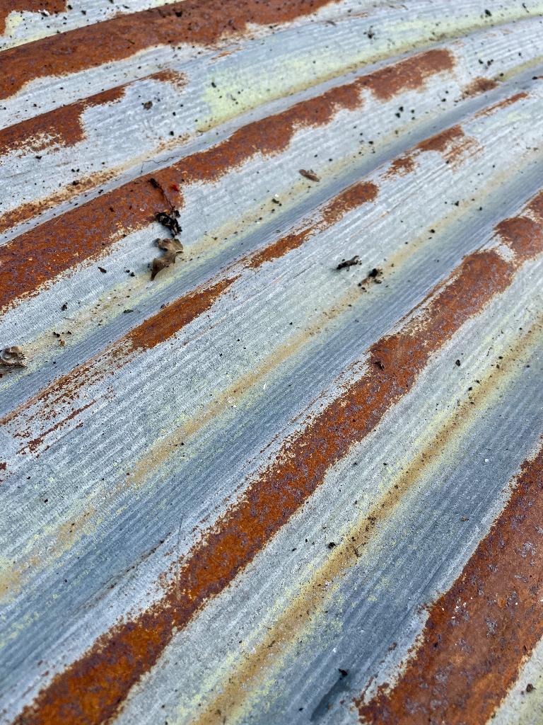 vintage metalen golfplaten, Ophalen, Gebruikt, Overige kleuren, 15 m² of meer