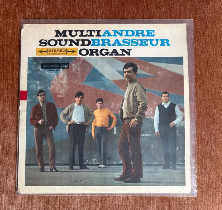 André Brasseur, orgue multisons, CD & DVD, Vinyles | Pop, Utilisé, Housse de protection extérieure, Pochette photo, Avec pochette intérieure