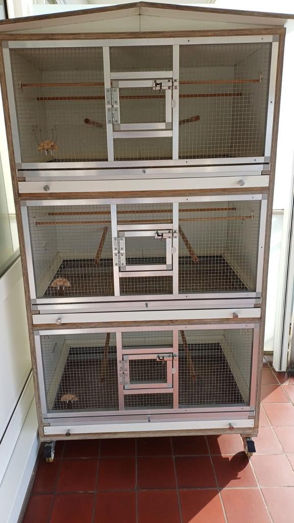 Houten kooi., Ophalen, Gebruikt, Kooi