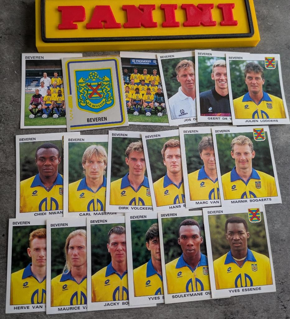 AUTOCOLLANTS PANINI FOOTBALL 93 18 1993 BEVEREN, Hobby & Loisirs créatifs, Autocollants & Images, Neuf, Envoi