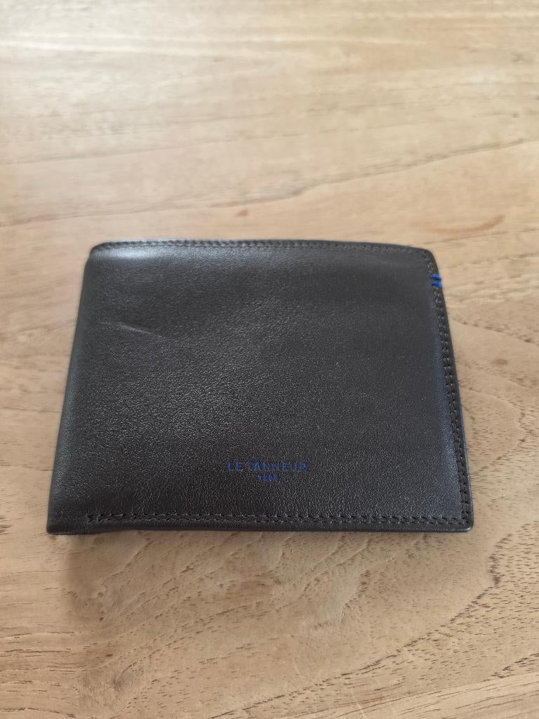 Portefeuille - Le Tanneur, Zwart, Zo goed als nieuw, Leder, Ophalen