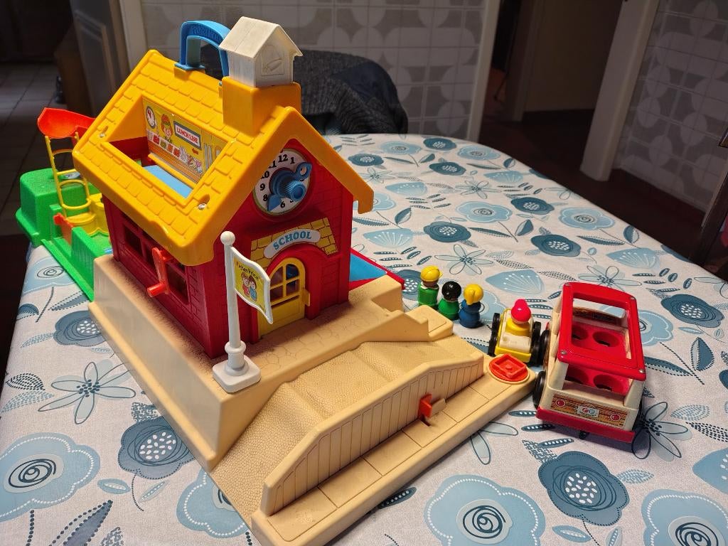 Fisher price schooltje, Ophalen, Gebruikt, Speelset