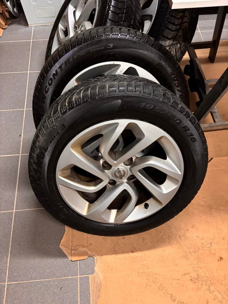 4 roues alu Opel, Autos : Pièces & Accessoires, Pneus & Jantes, Pneus et Jantes, 16 pouces, Enlèvement, Utilisé