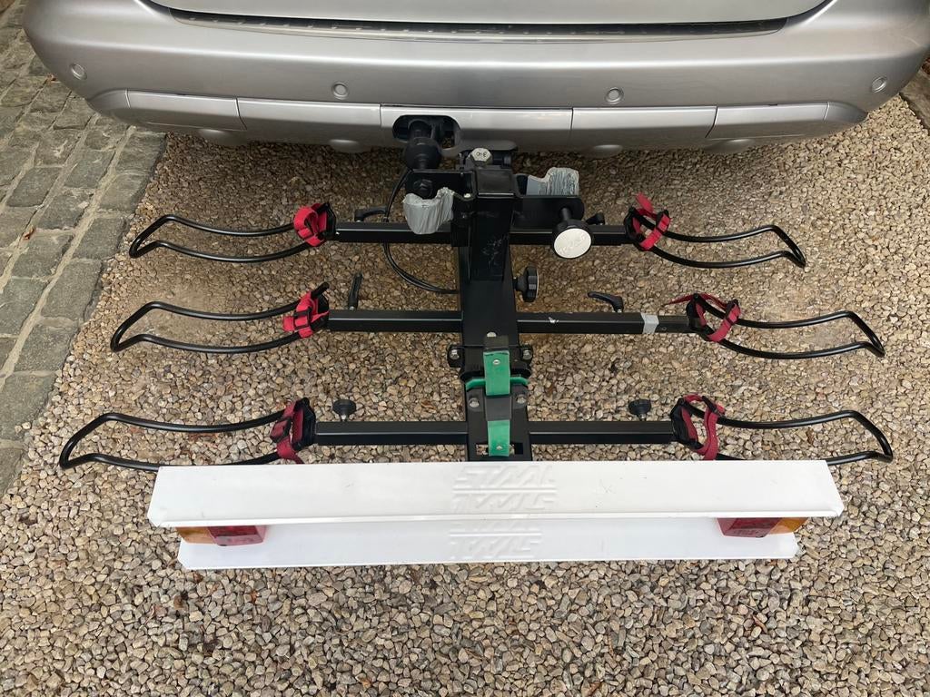 Fietsendrager van het merk STAAL ., Ophalen, 3 fietsen of meer, Elektrische fiets, Zo goed als nieuw