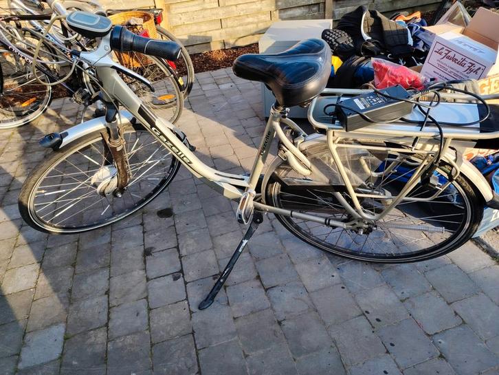 Elektrische damesfiets, e-bike, Gazelle (batterij out), Fietsen en Brommers, Fietsen | Dames | Damesfietsen, Gazelle, Ophalen