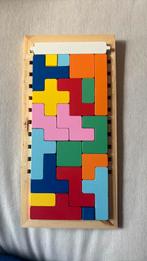 Houtenspeelgoed - blokken leggen, Kinderen en Baby's, Ophalen, Zo goed als nieuw