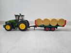 Bruder tractor + hooiwagen, Ophalen of Verzenden