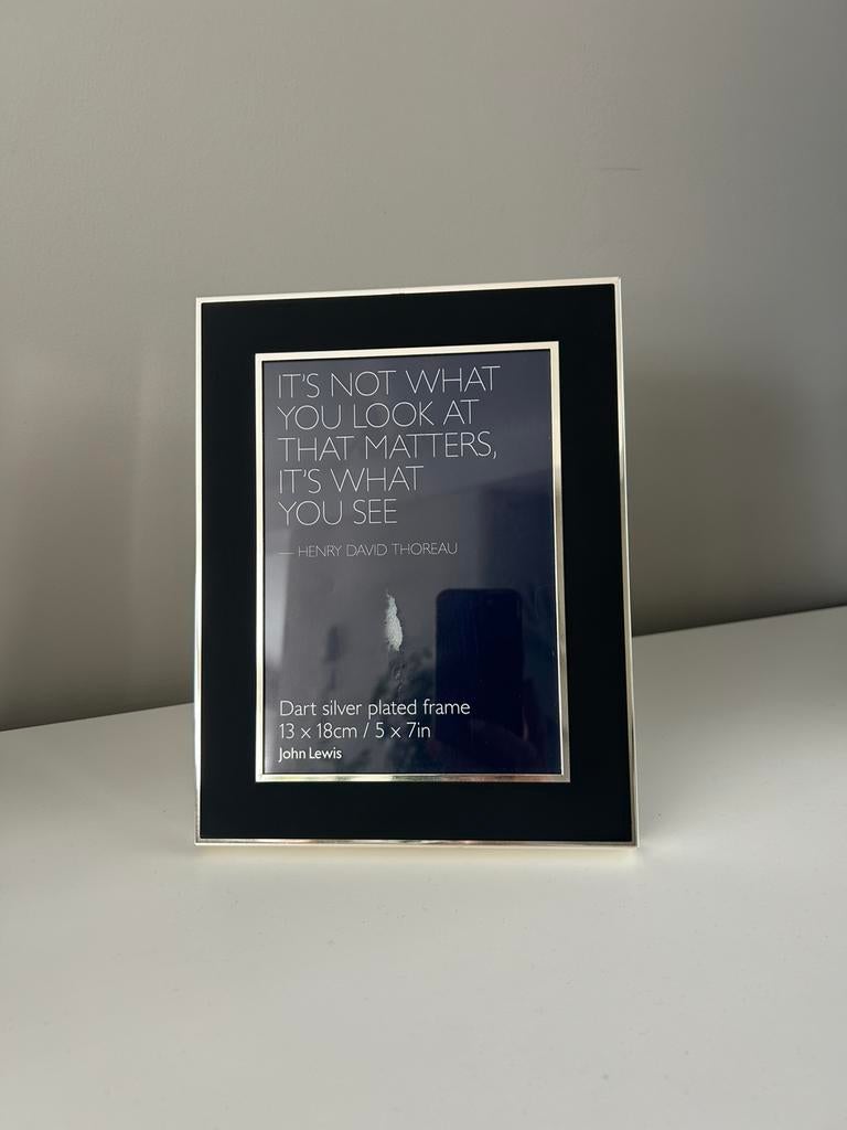 Fotolijst met verzilverde rand, Ophalen, Zo goed als nieuw