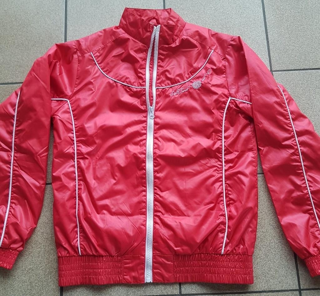 Rood windjasje: maat 36, Kleding | Dames, Jassen | Zomer, Gedragen, Maat 36 (S), Rood, Ophalen of Verzenden