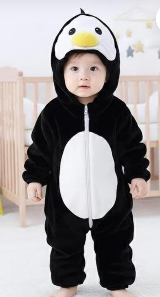 Pinguin carnavals pakje baby maat 92, Kinderen en Baby's, Ophalen, Zo goed als nieuw