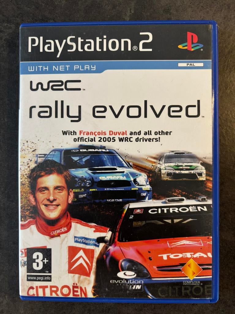 WRC Rally Evolved PS2 PAL Complet, Consoles de jeu & Jeux vidéo, Jeux | Sony PlayStation 2, Comme neuf, Enlèvement