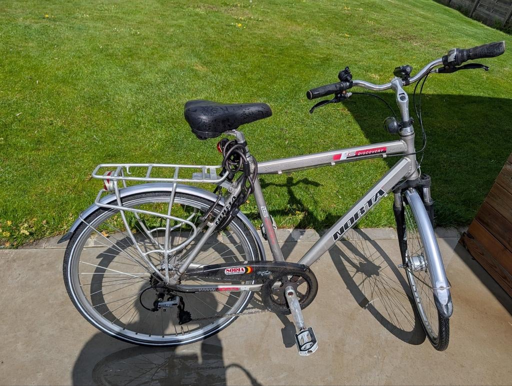 Nette Norta Discovery – Degelijke Belgische herenfiets (Maat, Ophalen, Vering
