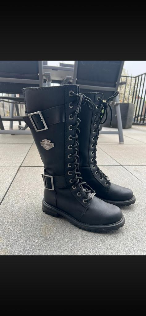 Complete motorset dames: Harley Davidson laarzen&Kevlarbroek, Motoren, Kleding | Motorkleding, Laarzen, Dames, Ophalen