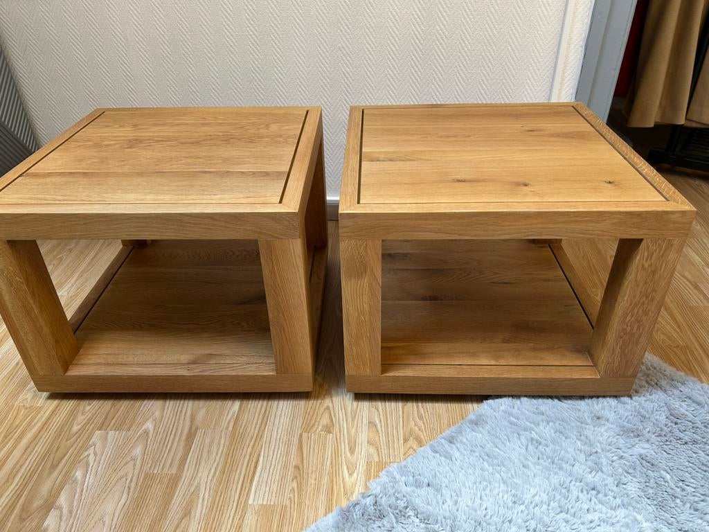 Table basse duplex Ethnicraft, Maison & Meubles, Moins de 50 cm, Design, 50 à 100 cm, Enlèvement