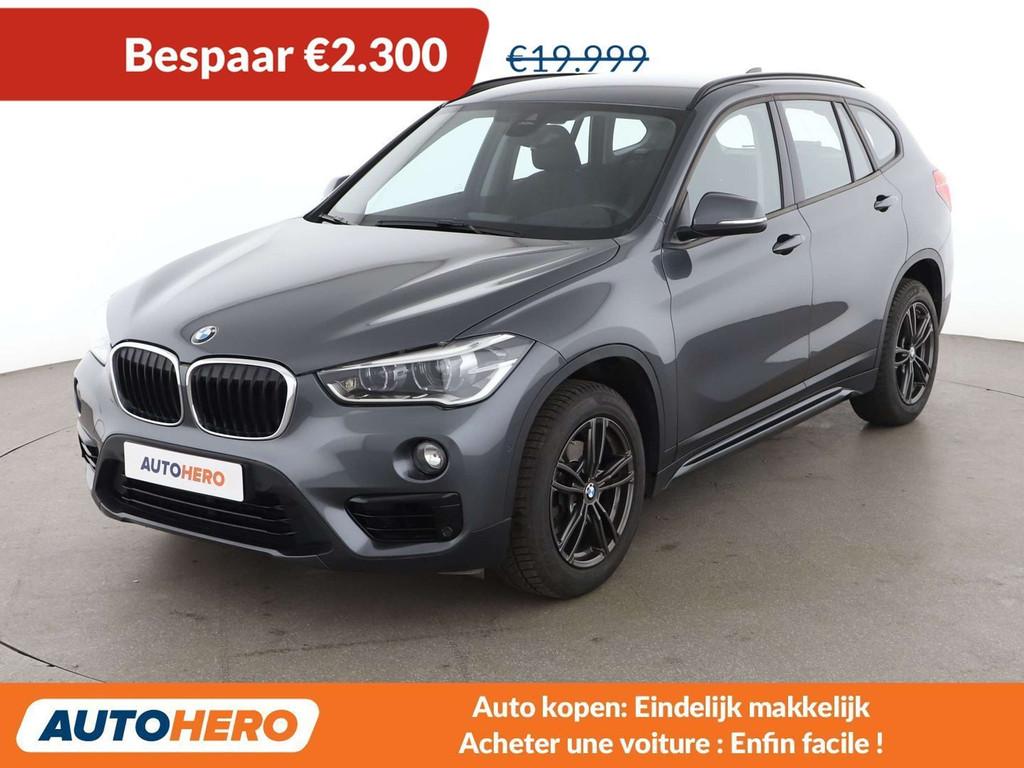 BMW X1 sDrive 18i Sport Line (année de construction 2019), Autos, X1, Argent ou Gris, Achat, Euro 6