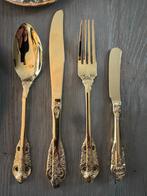 NIEUWE Luxe gouden bestek set servies set 24-delig, Enlèvement ou Envoi, Neuf, Autres matériaux, Ensemble de couverts