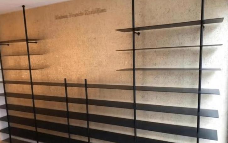 boekenrek stalen rek voor living / winkel, Huis en Inrichting, Kasten | Boekenkasten, Gebruikt, Ophalen