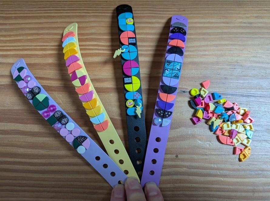 lego Dots - 4 bracelets, Ophalen, Gebruikt, Lego