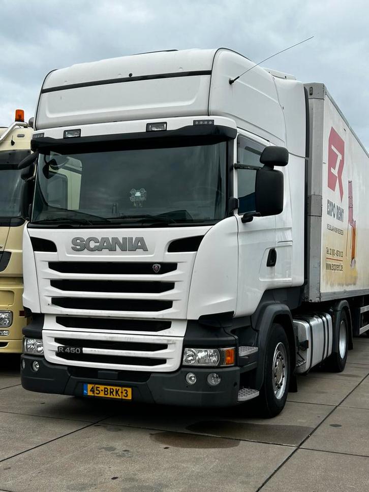 À louer 575 €/semaine ! Scania R450 euro 6, Autos, Camions, Particulier, Caméra 360°, 4x4, Adapté aux personnes handicapées, ABS