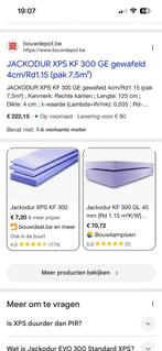 Jackodur 4cm isolatie nieuw ongebruikt, Doe-het-zelf en Bouw, Isolatie en Afdichting, Ophalen, 4 tot 8 cm, Nieuw, 5 tot 10 m²