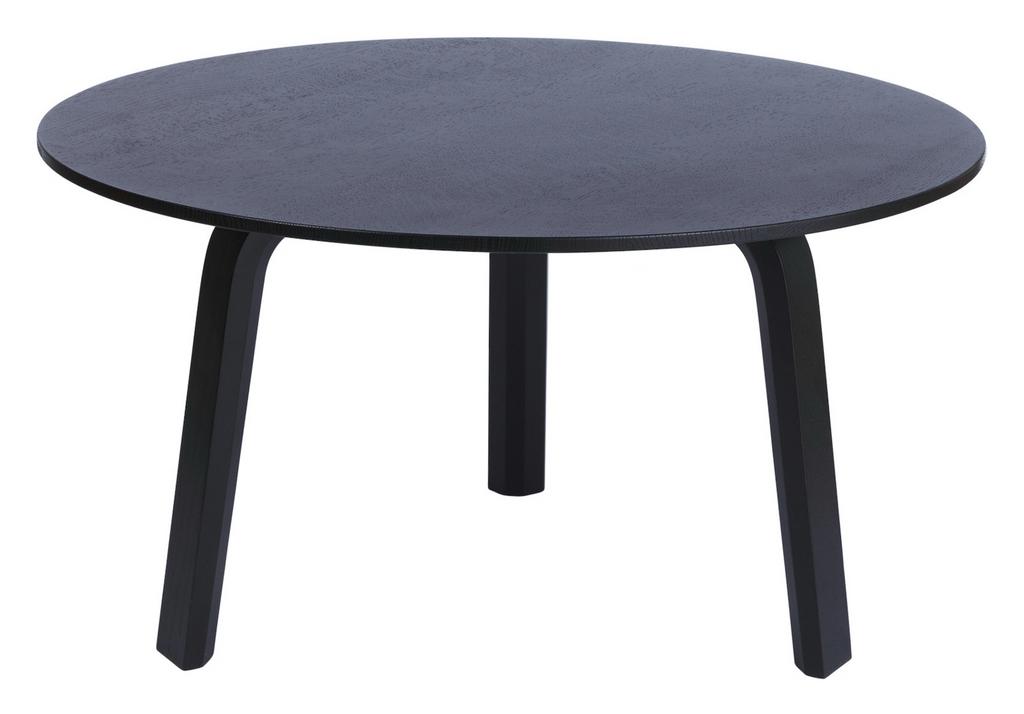 HAY Bella Coffee Table Black / D60cm - H32cm, Nieuw, Minder dan 50 cm, Eikenhout, Rond