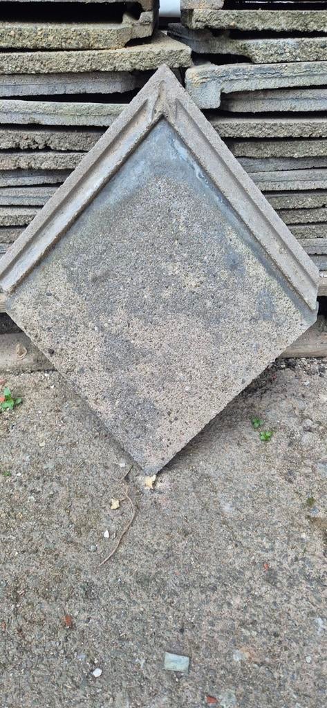 Beton daksingels daktegels, Doe-het-zelf en Bouw, Ophalen, Dakpannen