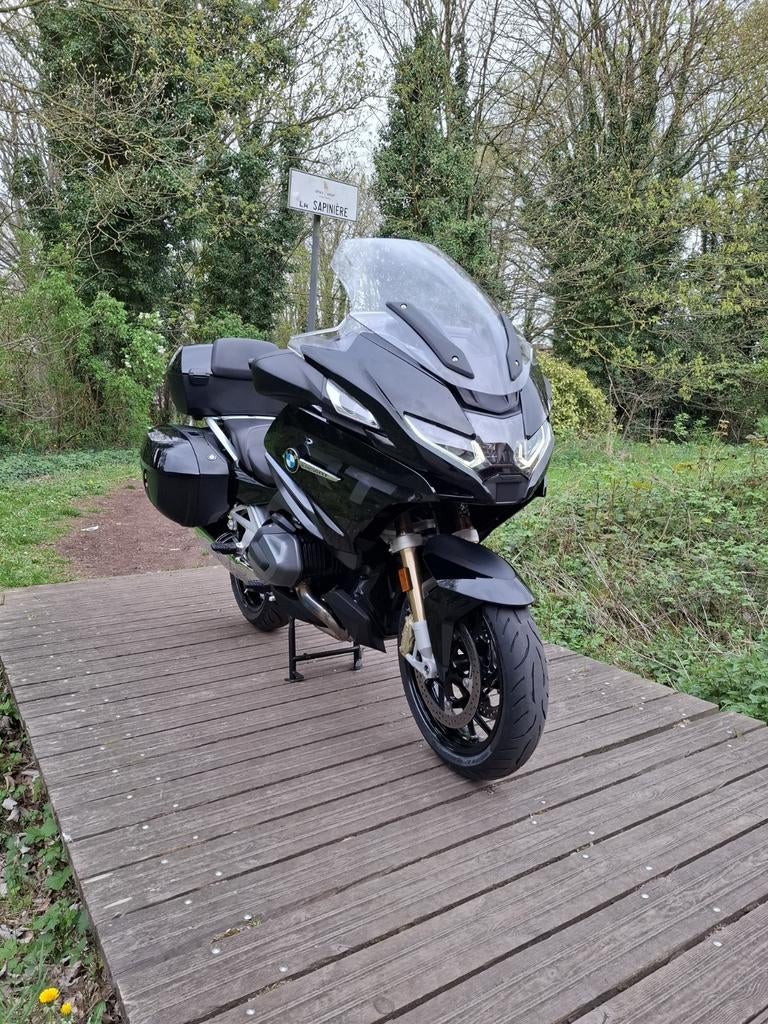 BMW R1250RT Triple Black OPTION COMPLÈTE, Motos, Permis Moto A, Tourisme, Plus de 35 kW, 1250 cm³