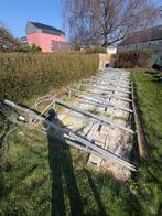 Structure en alu pour 12 panneaux photovoltaïques, Bricolage & Construction, Enlèvement, Comme neuf, Système complet