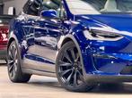 Tesla Model X FACELIFT - LONG RANGE - WHITE INTERIOR - 22 WH, Auto's, Automaat, Model X, Gebruikt, Blauw
