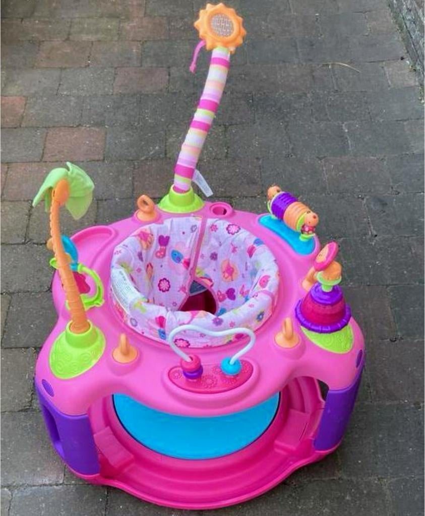 Bright Starts Sweet Safari Jumper - Activiteitentafel, Kinderen en Baby's, Speelgoed | Babyspeelgoed, Ophalen, Zo goed als nieuw