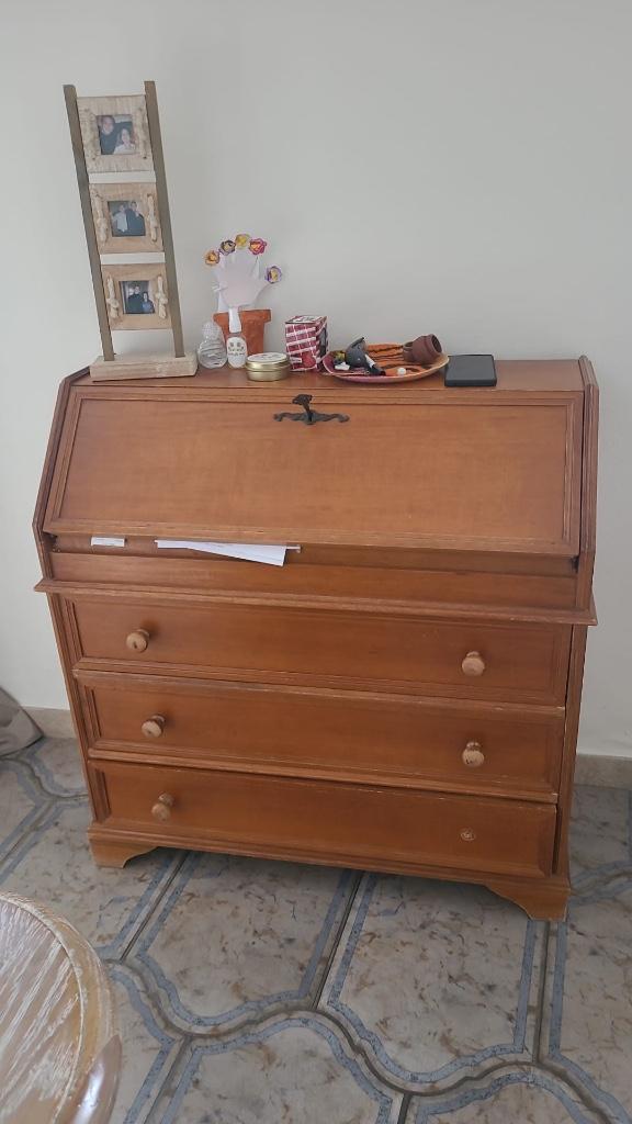 Bureau vintage, Maison & Meubles, Armoires | Secrétaires, Enlèvement, Utilisé, Brocante