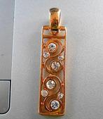 Pendentif seul doré à l'or fin, Enlèvement ou Envoi, Neuf, Or, Or