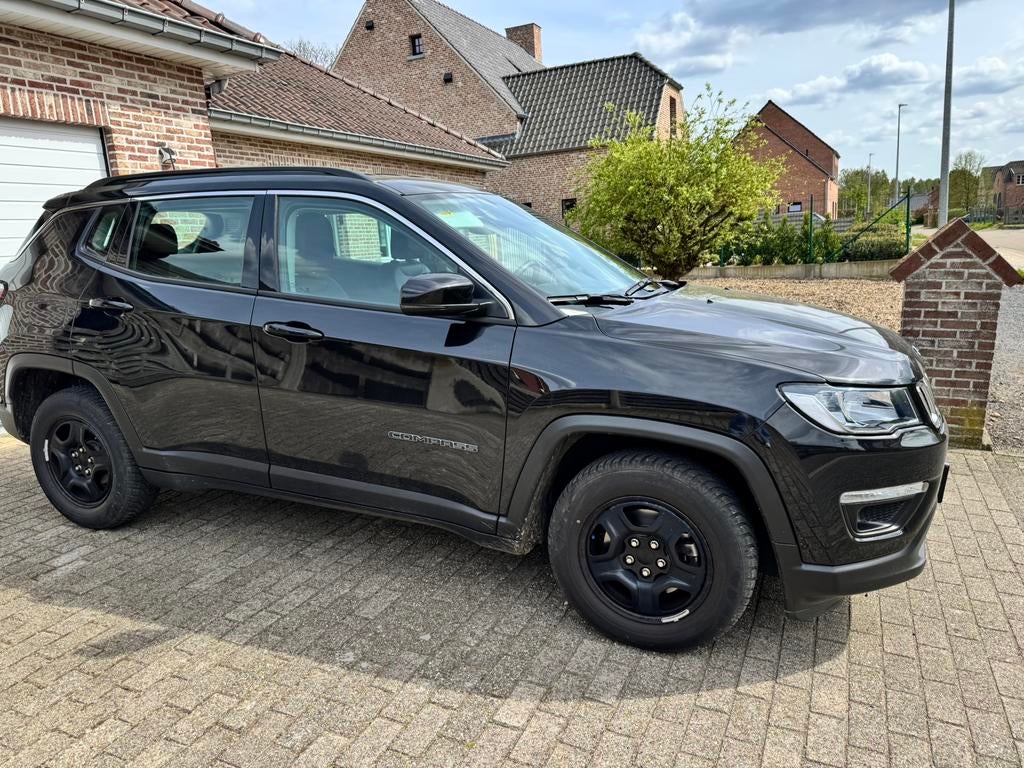Jeep compass Longitude 12/2020, Auto's, Jeep, Automaat, Leder en Stof, Zwart, Compass