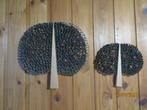 Vintage decoratie, houten boompjes, Huis en Inrichting, Woonaccessoires | Overige, Ophalen, Groen, Zo goed als nieuw, Vintage