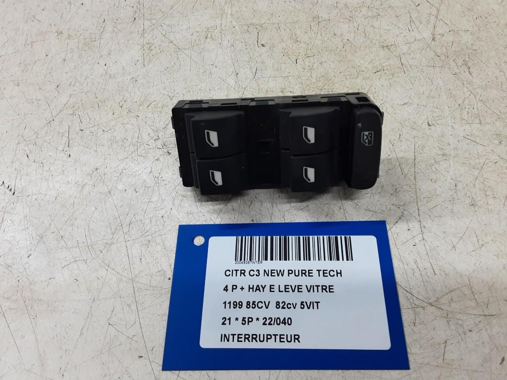 COMMUTATEUR Citroën C3 (SX / SW) (01-2016/-) (9814897ZD), Autos : Pièces & Accessoires, Tableau de bord & Interrupteurs, Citroën