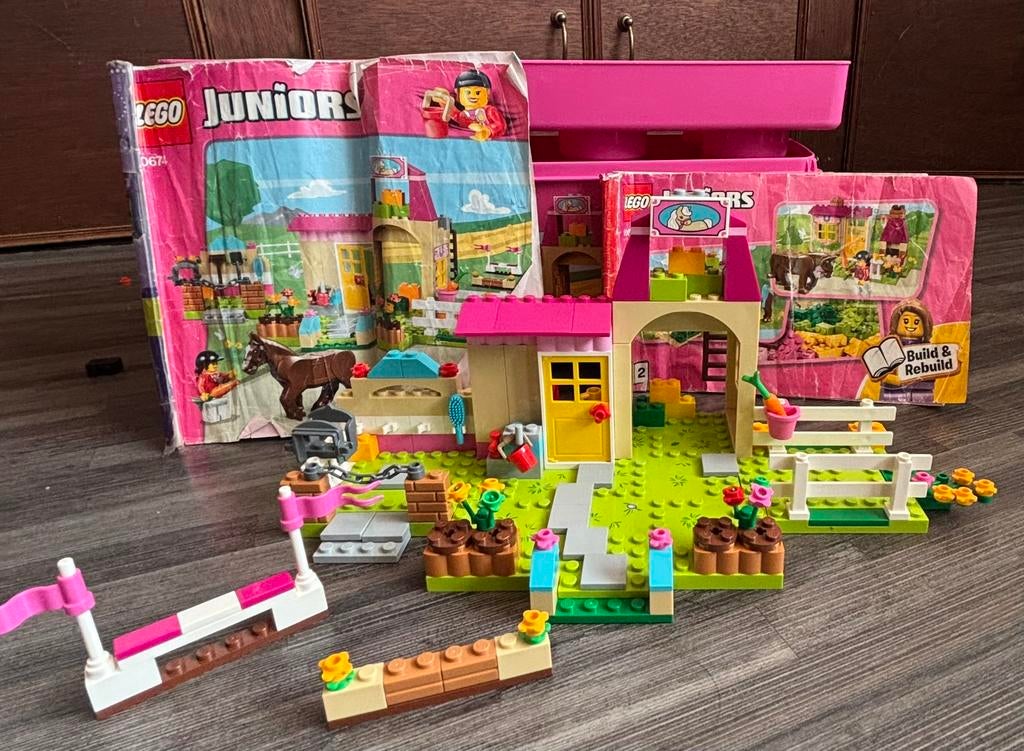 Lego Juniors Ecurie de chevaux 10674, Enlèvement, Utilisé, Lego