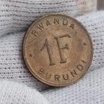 Munt / Rwanda Burundi / 1 Frank / 1961, Postzegels en Munten, Ophalen of Verzenden, Burundi, Losse munt