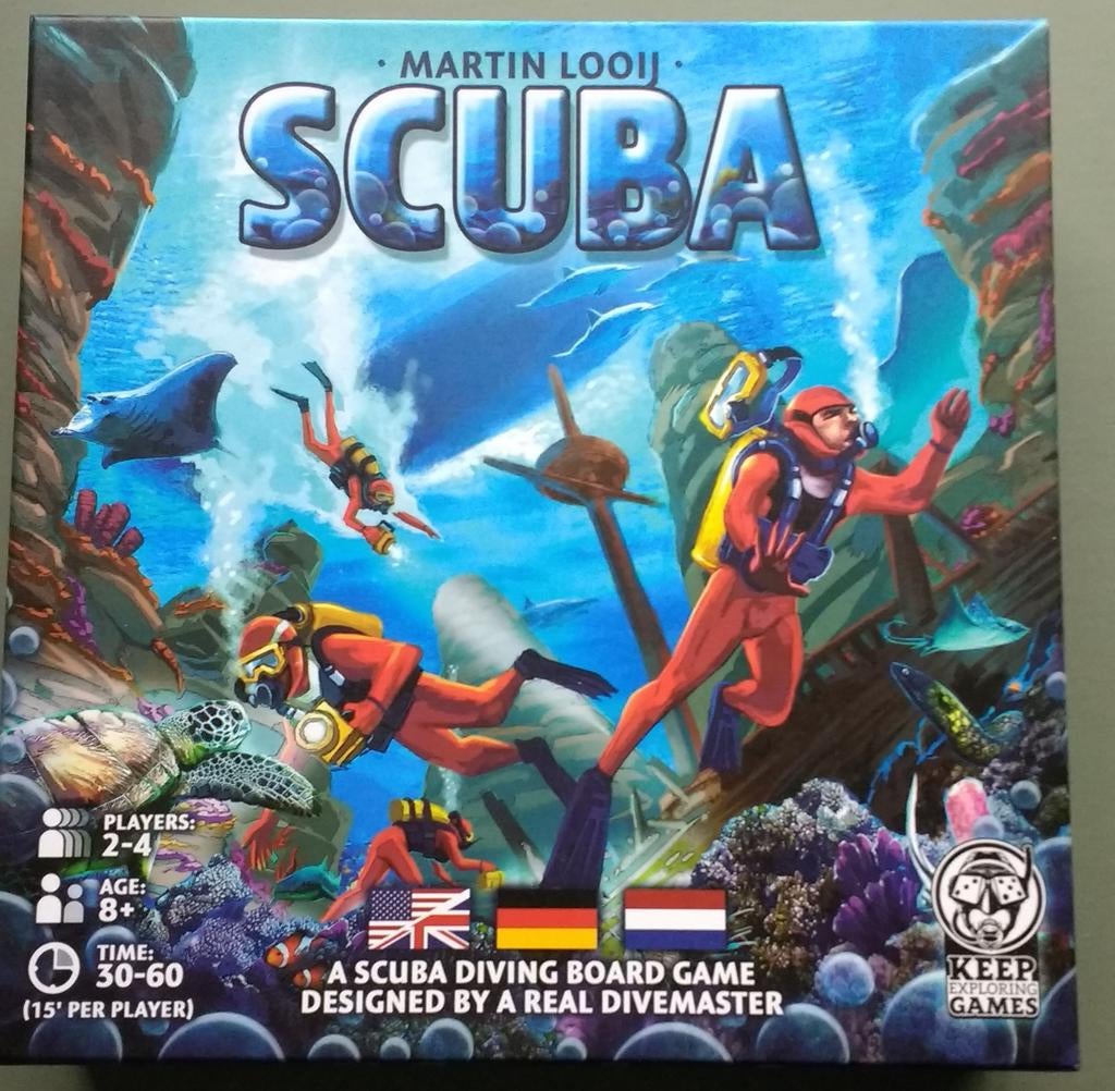 Bordspel Scuba, Hobby & Loisirs créatifs, Jeux de société | Jeux de plateau, Comme neuf, 1 ou 2 joueurs, Trois ou quatre joueurs