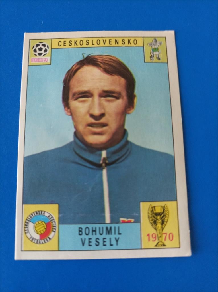 Panini Mexico 70 Tchécoslovaquie Bohumil Vesely, Enlèvement ou Envoi