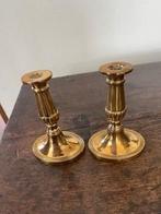 koperen kandelaars en potje, Antiek en Kunst, Ophalen, Koper