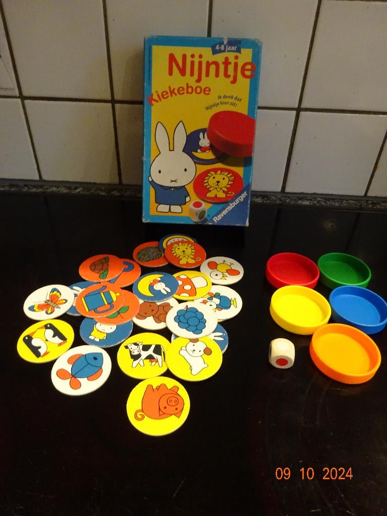 Ravensburger, Nijntje KIEKEBOE Leuk spel voor de kleintjes!, Kinderen en Baby's, Speelgoed | Educatief en Creatief, Ophalen of Verzenden