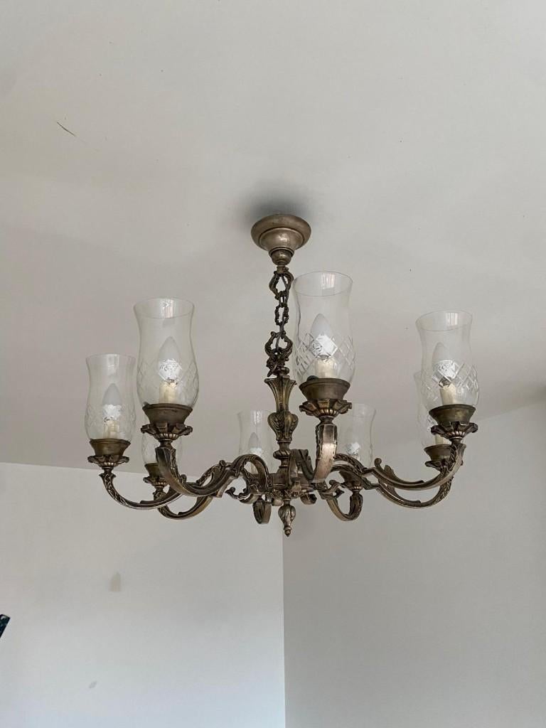 Lustre, Enlèvement, Utilisé, Verre