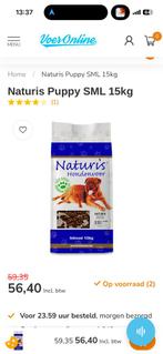 Naturis puppy brok 15 kg, Ophalen, Hond
