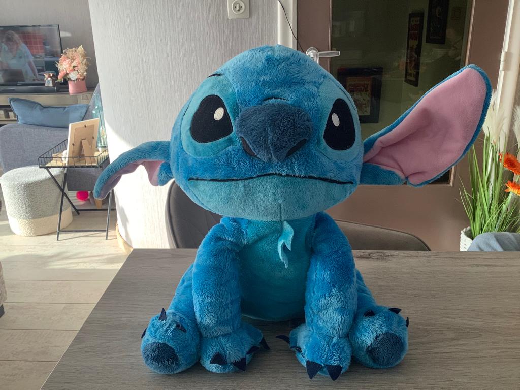 Disney Stitch pluche character (40 cm), Disney, Disney, Overige typen, Blauw