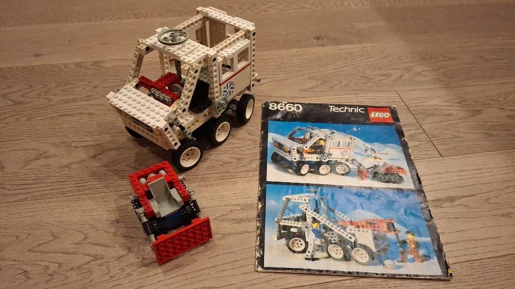 Lego Technic 8660 Arctic Rescue Unit - vintage 1986, Enfants & Bébés, Jouets | Duplo & Lego, Utilisé, Lego, Ensemble complet, Complet