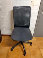 Fauteuil de bureau noir Ikea, Enlèvement, Utilisé, Noir, Chaise de bureau