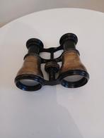 Antieke theaterverrekijker - Messing en zwart - Vintage, Audio, Tv en Foto, Ophalen of Verzenden