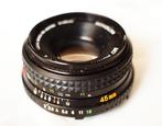 Minolta MD Rokkor 45 mm F/2 ( PANKAKE ) pour Minolta md/mc, Enlèvement ou Envoi, Comme neuf, Compact, Autres Marques