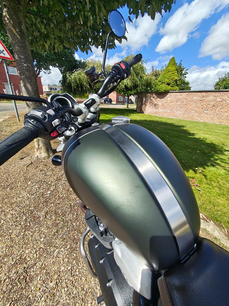 Te koop: Perfect onderhouden Triumph scrambler 1200 XC, Motoren, Motoren | Triumph, Motorrijbewijs A, Handvatverwarming, Particulier